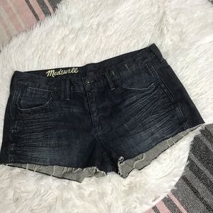 Madewell Women's Black Denim Shorts